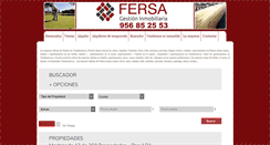 Desktop Screenshot of fersainmobiliaria.com