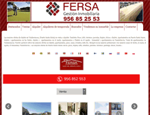 Tablet Screenshot of fersainmobiliaria.com